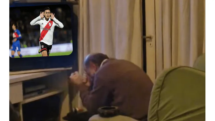 El Tano no pasa rabias viendo al Pibe Solari.