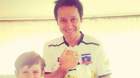 Benjamin Vicuña como hincha de Colo Colo