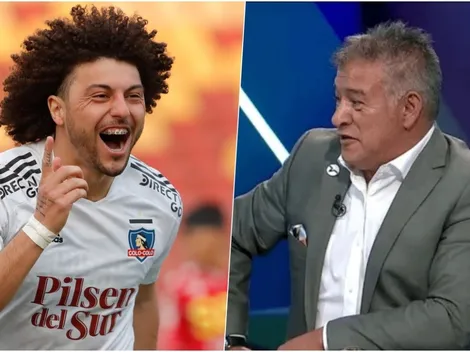 El juguetón cruce ente Maxi Falcón y Claudio Borghi