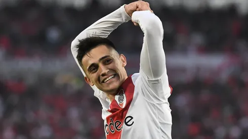 Solari llegó a tres goles con la camiseta de River Plate.