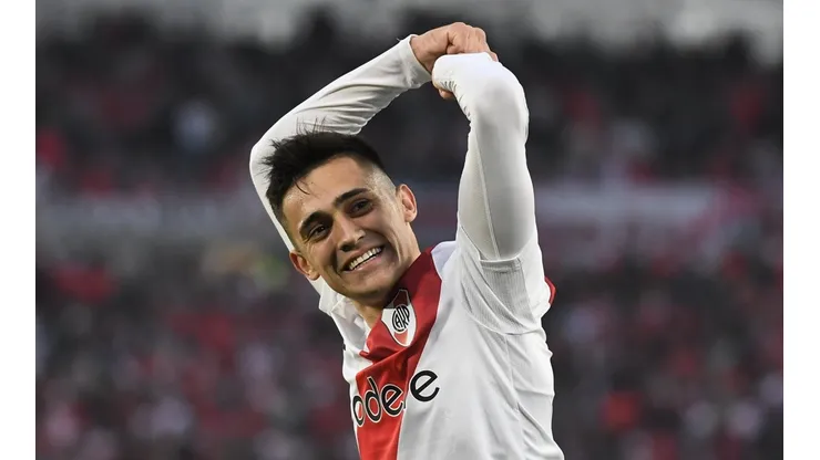 Solari llegó a tres goles con la camiseta de River Plate.