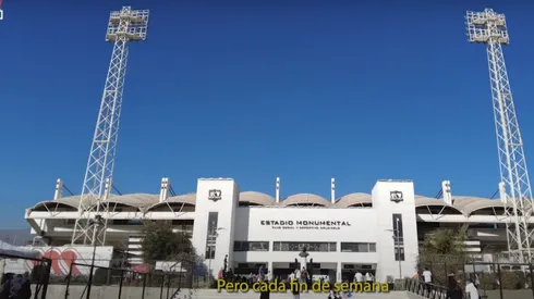 Colo Colo se une para darle la bienvenida a los hinchas al Estadio Monumental