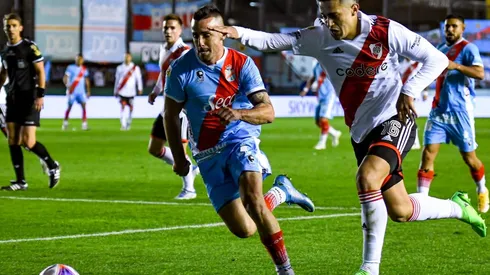 Pablo Solari jugó los 90' en el 0-0 ante Arsenal de Sarandí.