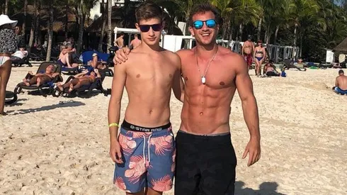 Bruno Barticciotto y su hermano Lucas Barticciotto