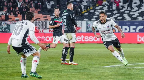 El gol de Marcos Bolados visto desde la cancha del Estadio Monumental