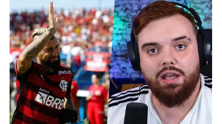 Ibai Llanos no puede creer que Arturo Vidal esté en Flamengo
