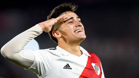 Pablo Solari anota un doblete en River Plate