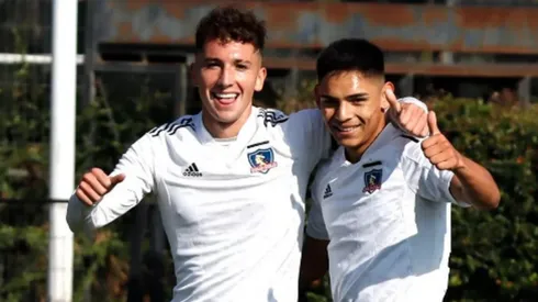 Joan Cruz y Luciano Arriagada jugando por la Sub 21
