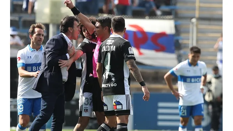Gustavo Quinteros se fue expulsado por José Cabero en el último partido del réferi dirigiendo a Colo Colo