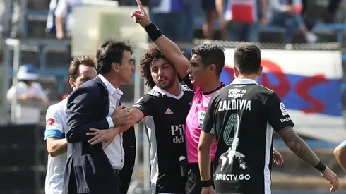 La terna referil del Colo Colo vs Palestino.