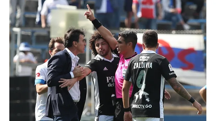 La terna referil del Colo Colo vs Palestino.