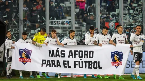En Colo Colo han tomado las banderas en la solicitud de aumento de aforo