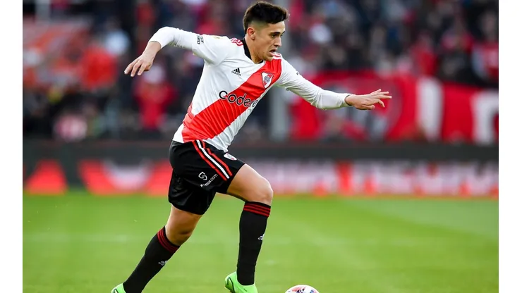 Pablo Solari fue una de las grandes figuras en el triunfo de River Plate ante Independiente.