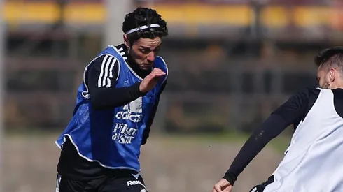 Rojas "debutó" con la camiseta alba en el amistoso ante Lautaro de Buin.