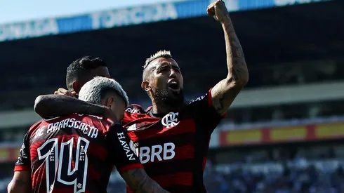 Vidal tuvo un gran debut con la camiseta de Flamengo.