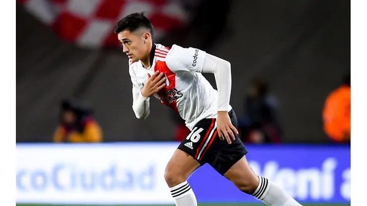 Pablo Solari hizo su estreno con la camiseta de River Plate.