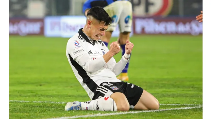 La emoción de Cristián Zavala tras darle el triunfo a Colo Colo.