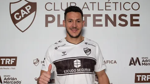Ramiro González en su presentación en Platense
