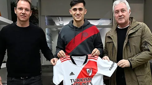 Pablo Solari dio sus primeras palabras como nuevo refuerzo de River Plate.