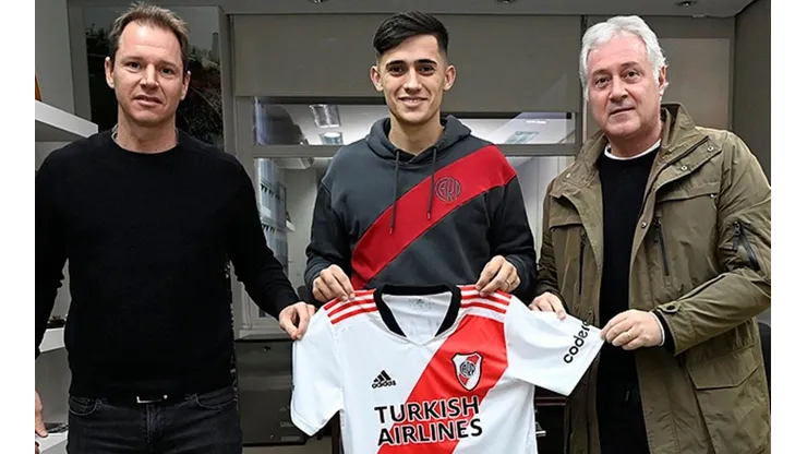 Pablo Solari dio sus primeras palabras como nuevo refuerzo de River Plate.