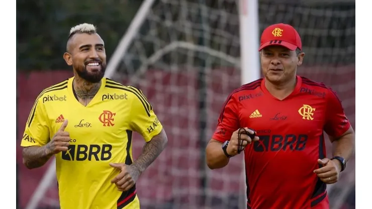 Arturo Vidal es presentado en el Flamengo