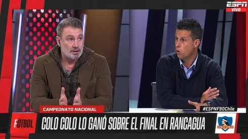 Barti y Rivarola tuvieron un duro cruce por el primer gol de Colo Colo.