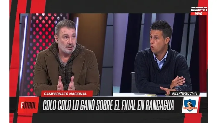 Barti y Rivarola tuvieron un duro cruce por el primer gol de Colo Colo.