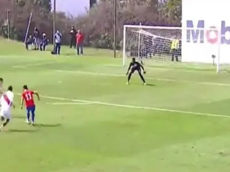Video: Cruz marca un bonito tanto en la derrota de Chile Sub 20