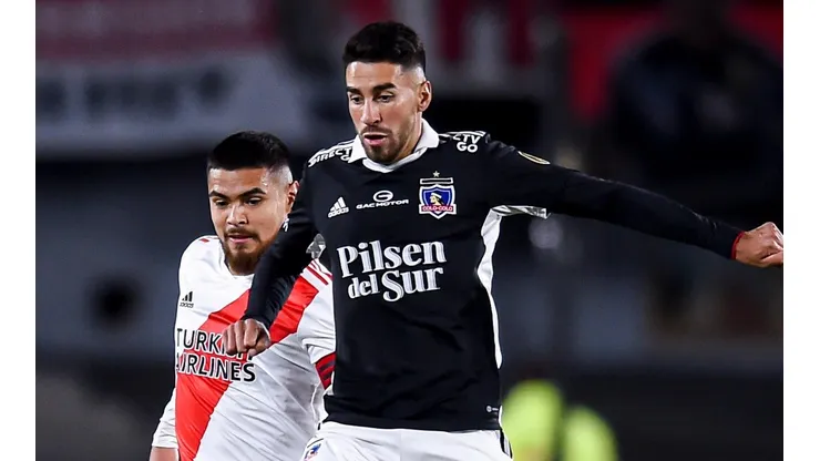 Lucero enfrentó a River Plate en la presente Copa Libertadores 2022.