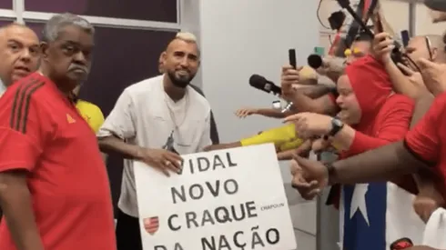 Arturo Vidal pone hermetismo en su llegada a Brasil