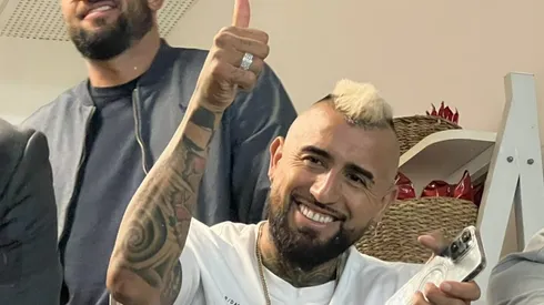 Arturo Vidal disfrutó la goleada del Flamengo ante Deportes Tolima por Copa Libertadores