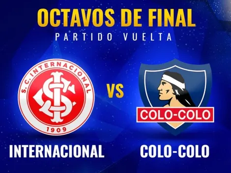 ¿A qué hora juega Colo Colo vs Inter la vuelta de los octavos de final?
