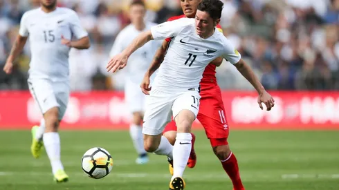 Rojas jugó dos repechajes mundialistas con Nueva Zelanda.