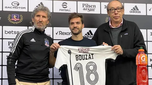 Bouzat enfrentó los micrófonos en el Estadio Monumental.