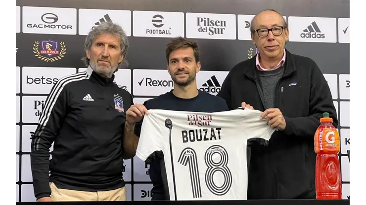 Bouzat enfrentó los micrófonos en el Estadio Monumental.