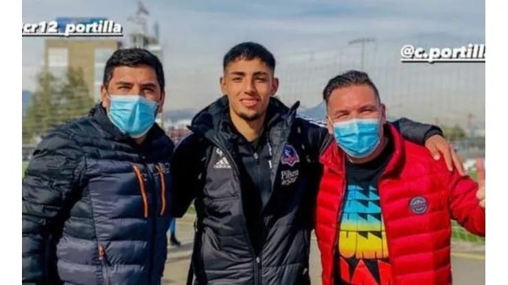 Dylan Portilla y su familia
