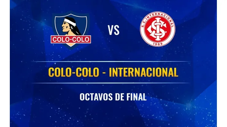 Colo Colo recibe a Inter de Porto Alegre por la ida e los octavos de final.
