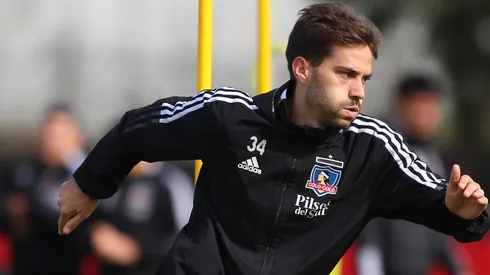 Agustín Bouzat tuvo su primer entrenamiento bajo las órdenes de Gustavo Quinteros.