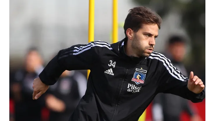 Agustín Bouzat tuvo su primer entrenamiento bajo las órdenes de Gustavo Quinteros.