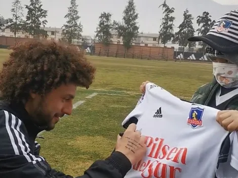 La emotiva jornada que vivió el plantel de Colo Colo junto a un pequeño hincha que fue de visita