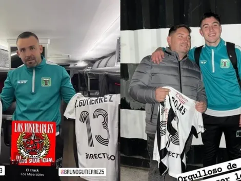 David Tati y Matías Donoso fueron regaloneados por los jugadores de Colo Colo