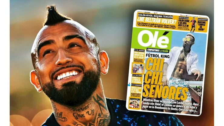 Vidal es tentado para partir a Boca Juniors.