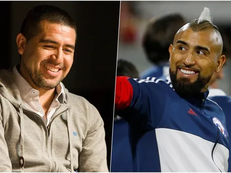 Juan Román Riquelme: “Arturo Vidal nació para jugar en Boca”