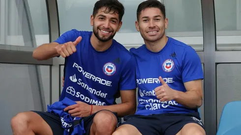 Óscar Opazo y Jeyson Rojas en la Roja