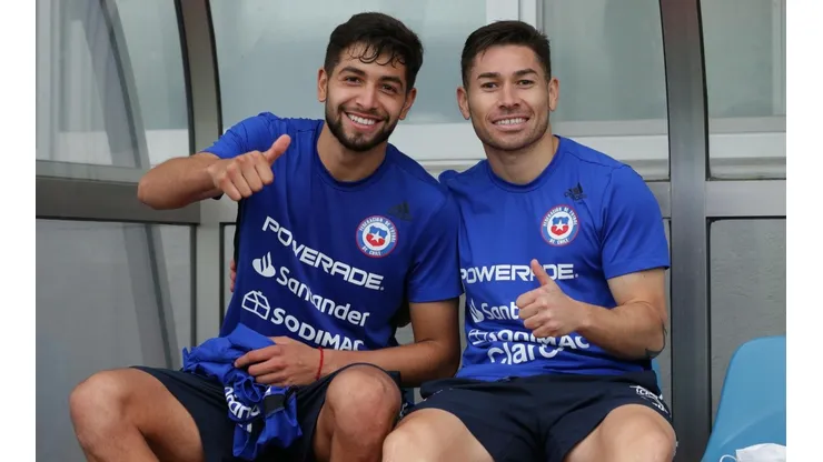 Óscar Opazo y Jeyson Rojas en la Roja