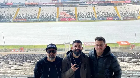 Lucas Wilchez en el estadio Monumental.