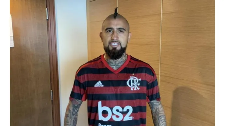 Arturo Vidal a detalles de cerrar su arribo a Flamengo