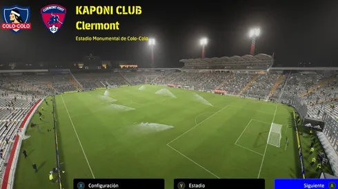 Así se ve el estadio Monumental en el eFootball 2022.