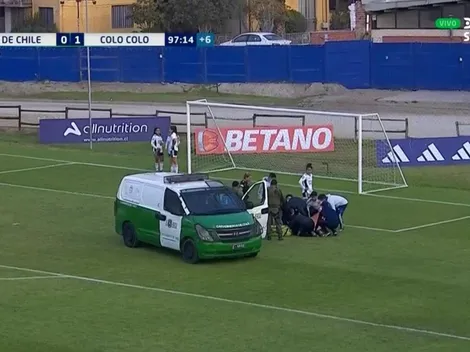 Bochornoso: Javiera Grez sale de la cancha en un furgón de Carabineros