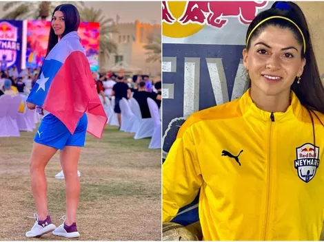 Melissa Bustos, la ex Colo Colo que está en Qatar y que fue elegida por Neymar